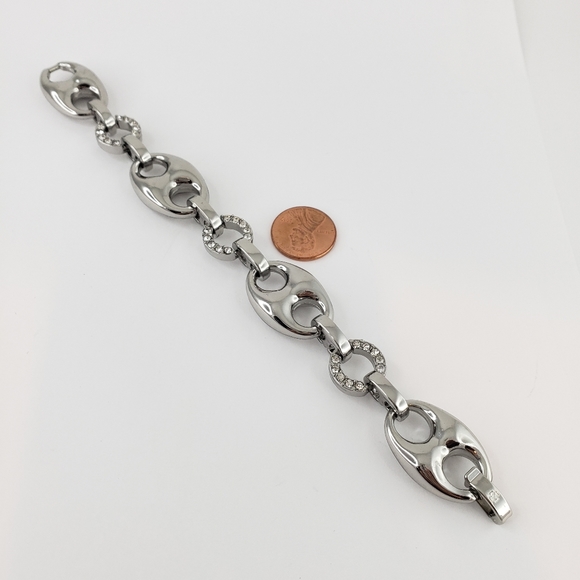 Ann Taylor Modern Statement Bracelet Silver - Picture 10 of 16
